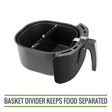Load image into Gallery viewer, XL Air Fryer Cooking Divider Compatible with 9 inch Air Fryer Baskets Air Fryer Basket Divider Keeps Food Separated
