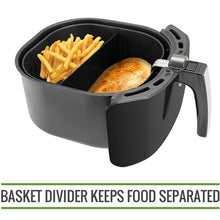 Load image into Gallery viewer, XL Air Fryer Cooking Divider Compatible with 9 inch Air Fryer Baskets Air Fryer Basket Divider Keeps Food Separated

